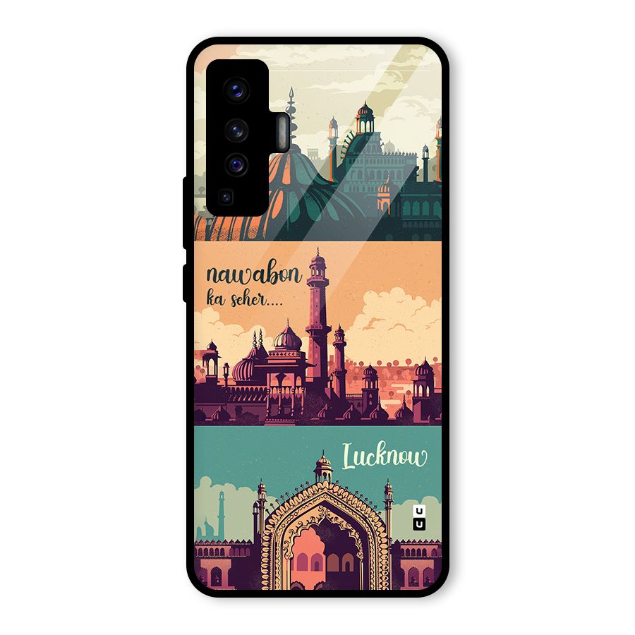 Lucknow City Glass Back Case for Vivo X50