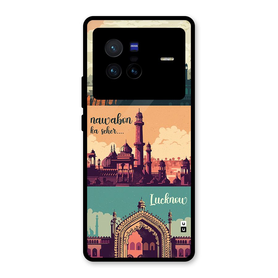 Lucknow City Glass Back Case for Vivo X80