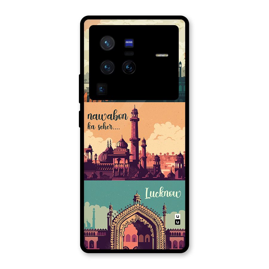 Lucknow City Glass Back Case for Vivo X80 Pro