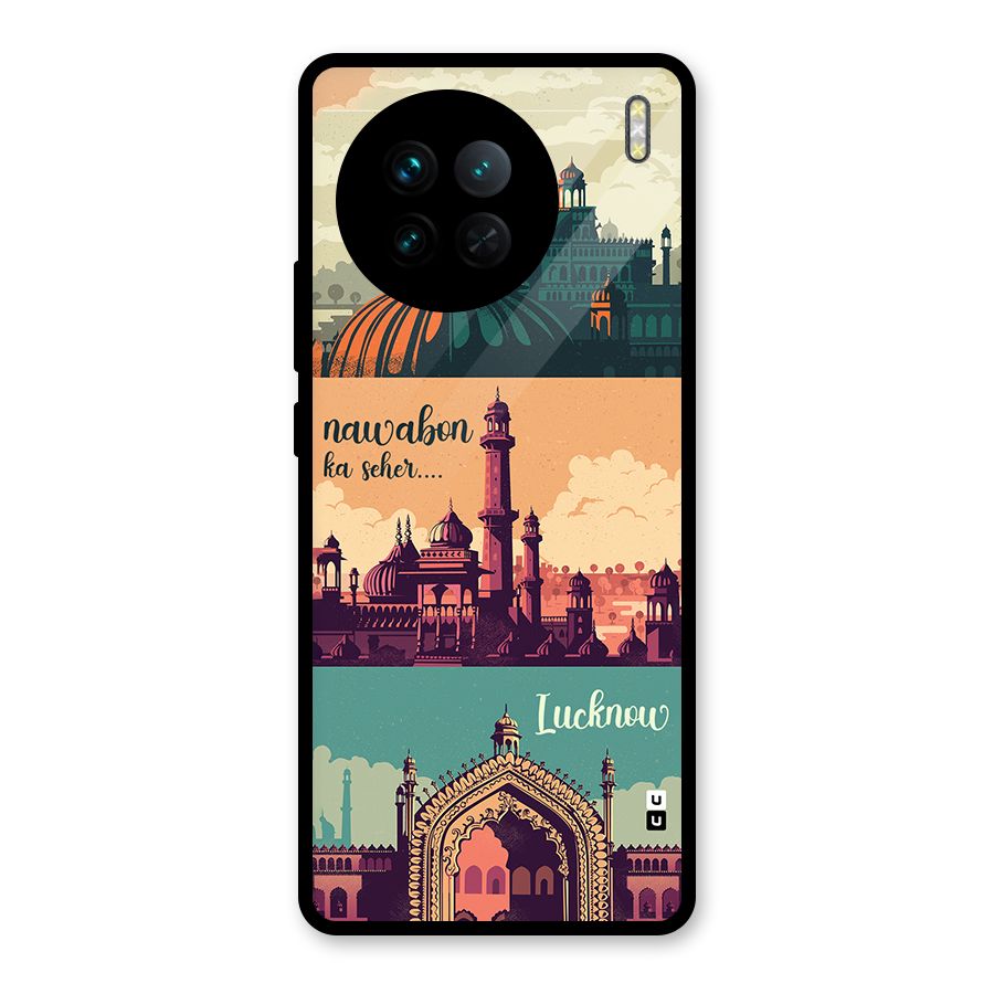 Lucknow City Glass Back Case for Vivo X90