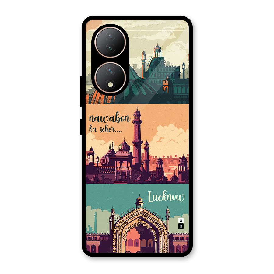 Lucknow City Glass Back Case for Vivo Y100