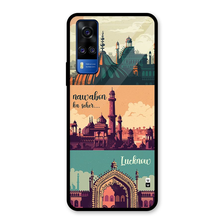Lucknow City Glass Back Case for Vivo Y31
