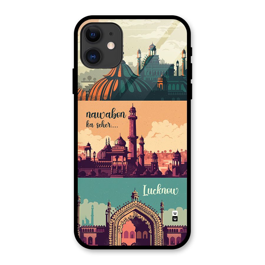 Lucknow City Glass Back Case for iPhone 11