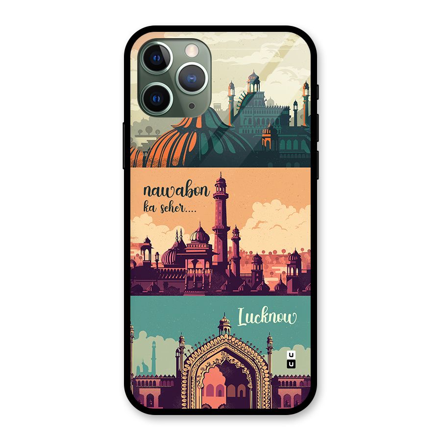 Lucknow City Glass Back Case for iPhone 11 Pro