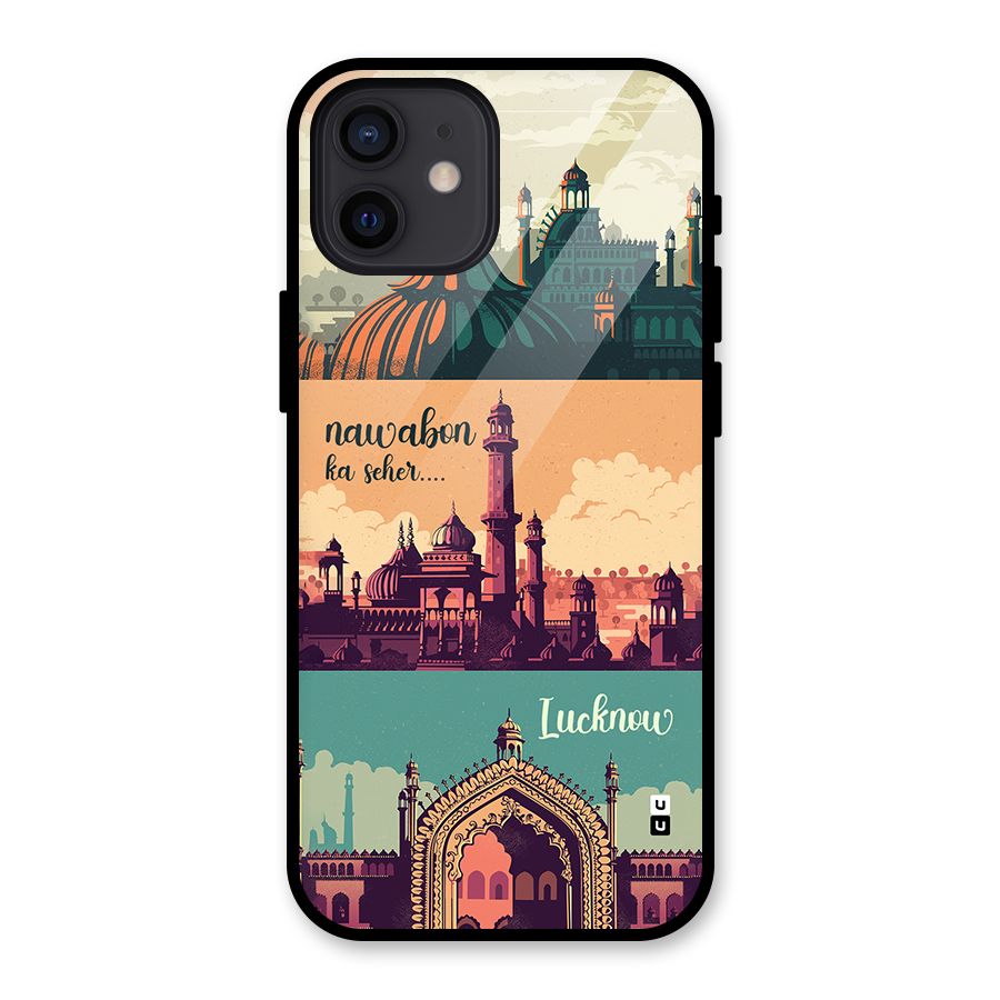 Lucknow City Glass Back Case for iPhone 12