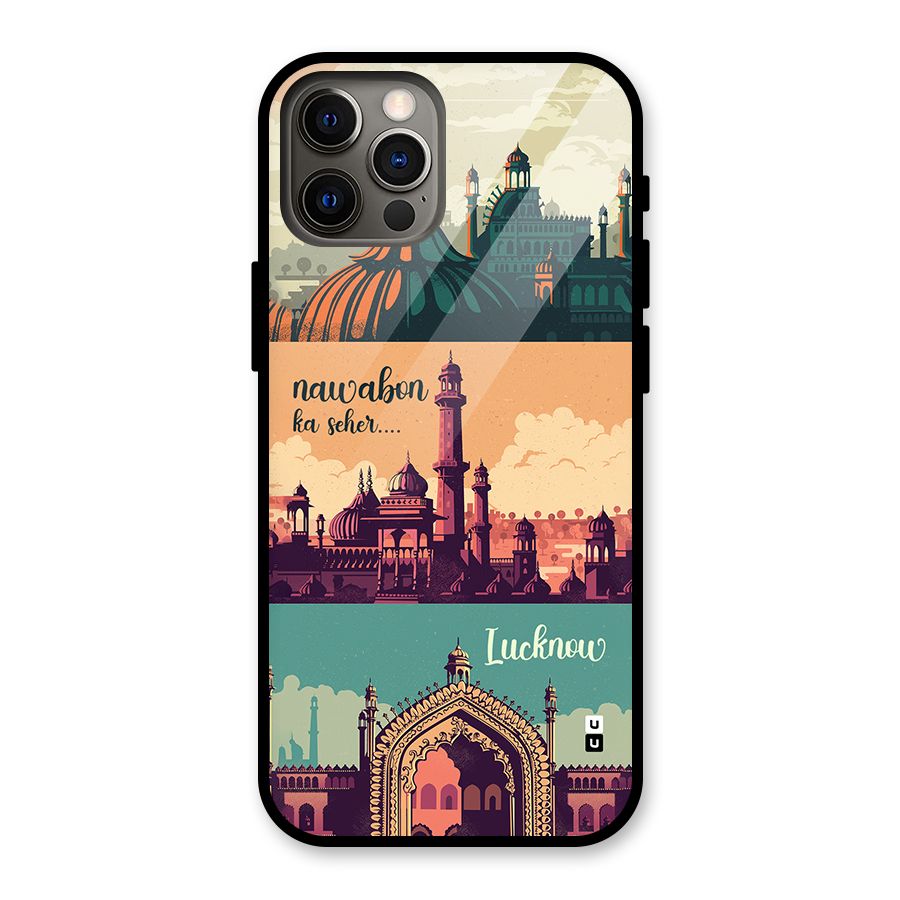Lucknow City Glass Back Case for iPhone 12 Pro