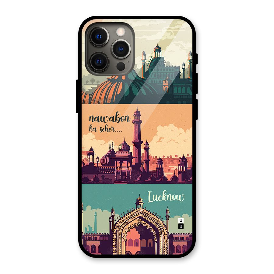 Lucknow City Glass Back Case for iPhone 12 Pro Max