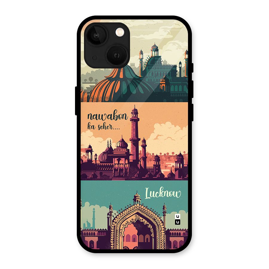 Lucknow City Glass Back Case for iPhone 13