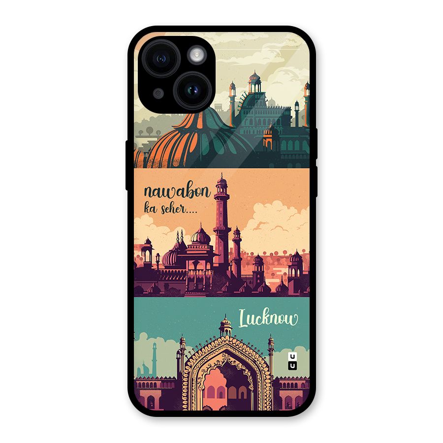 Lucknow City Glass Back Case for iPhone 14