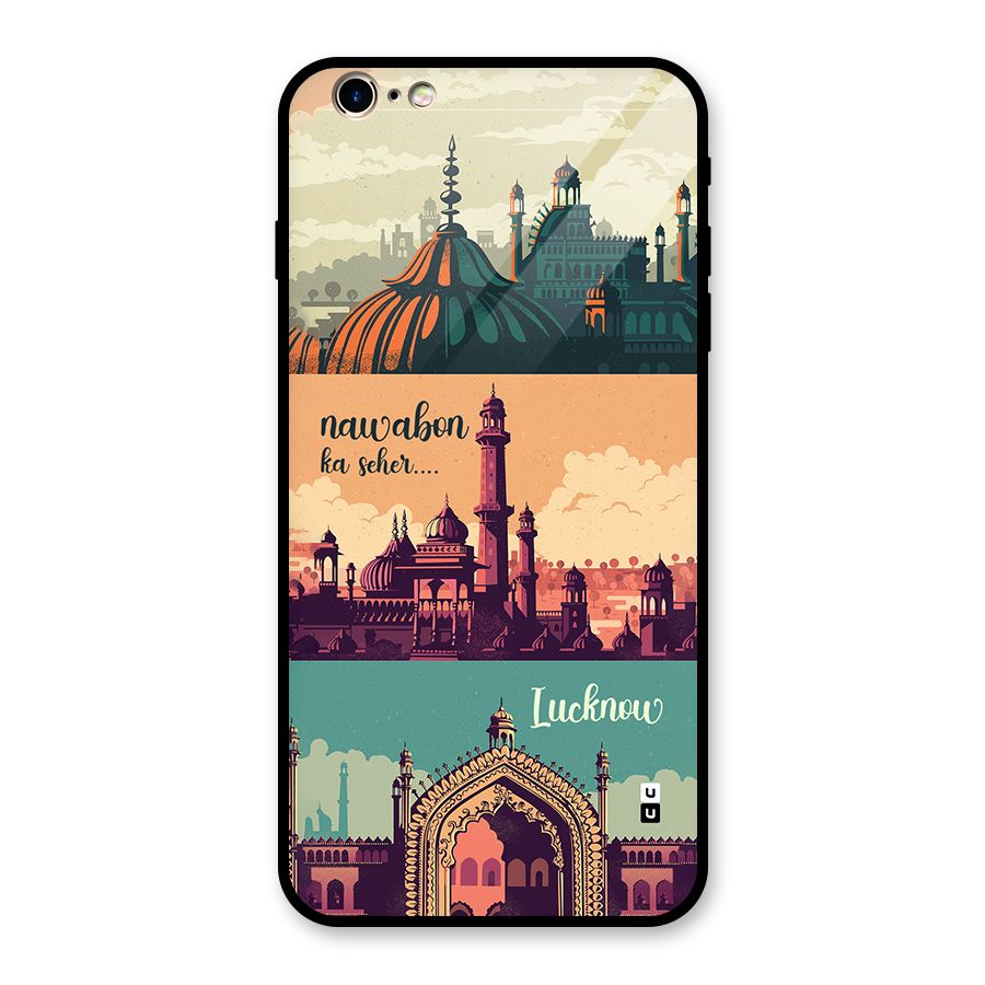 Lucknow City Glass Back Case for iPhone 6 Plus 6S Plus
