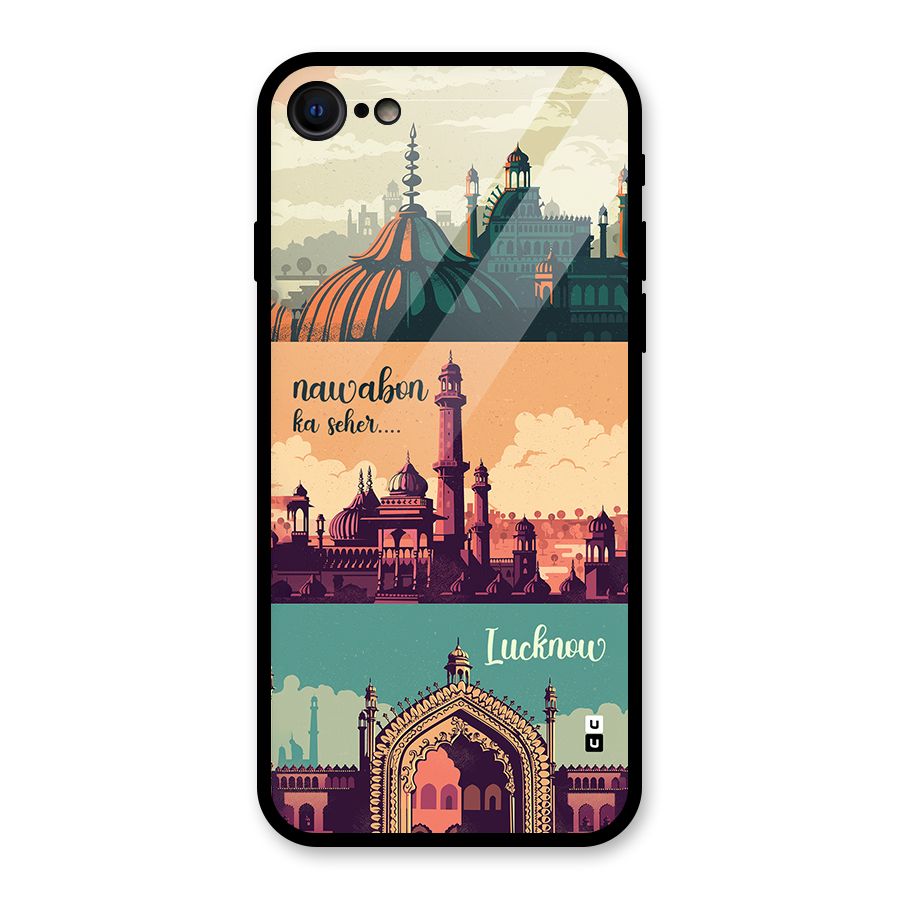 Lucknow City Glass Back Case for iPhone 7