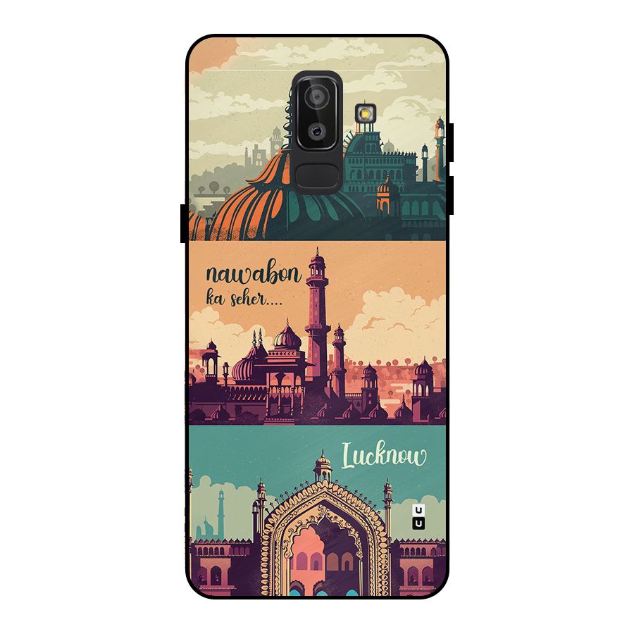 Lucknow City Metal Back Case for Galaxy J8