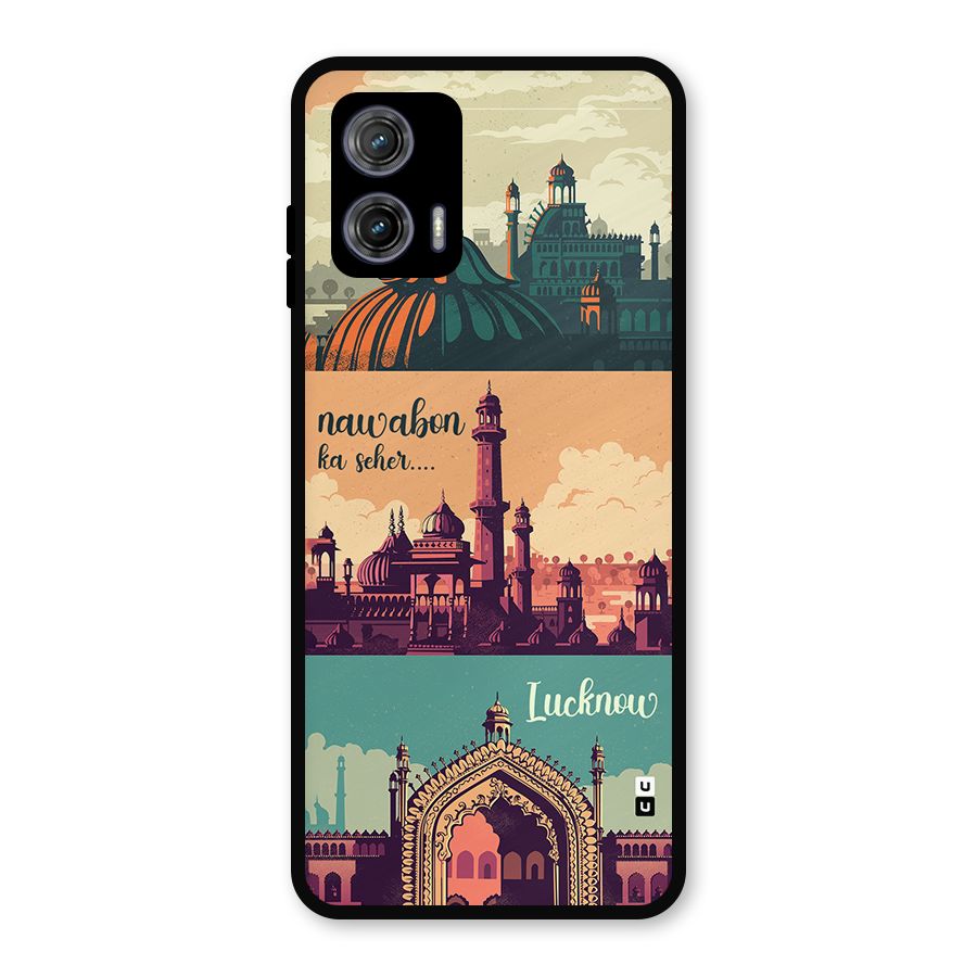 Lucknow City Metal Back Case for Moto G73