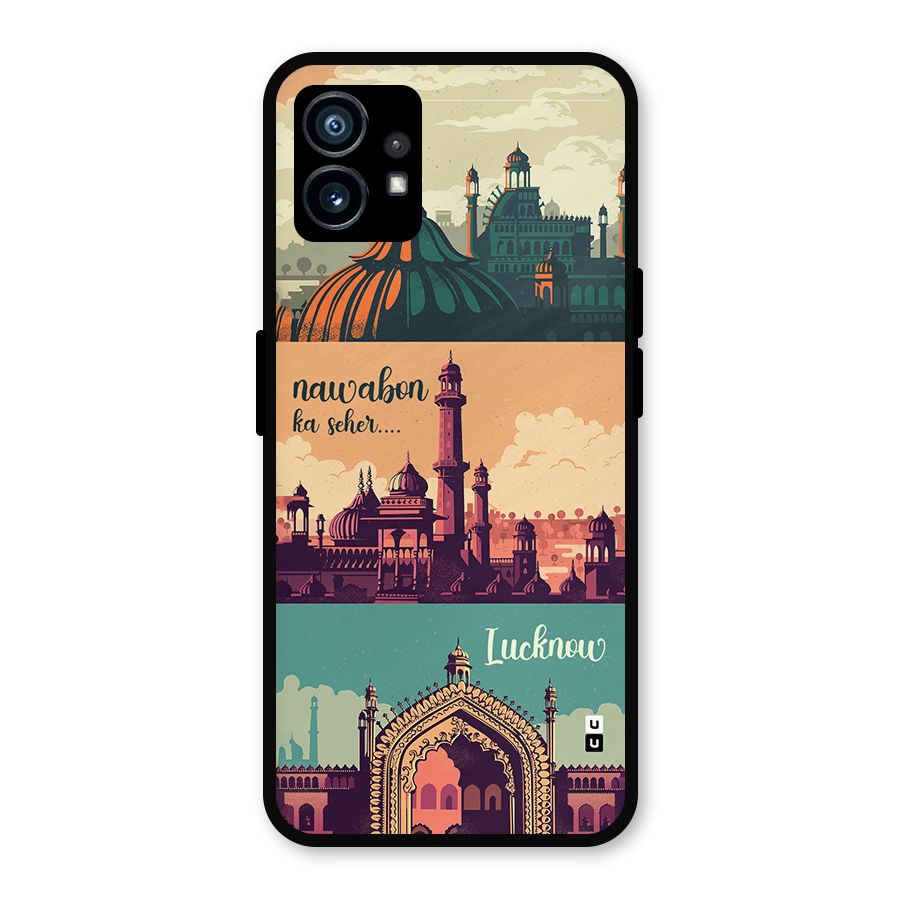 Lucknow City Metal Back Case for Nothing Phone 1