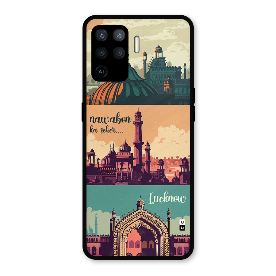 Lucknow City Metal Back Case for Oppo F19 Pro