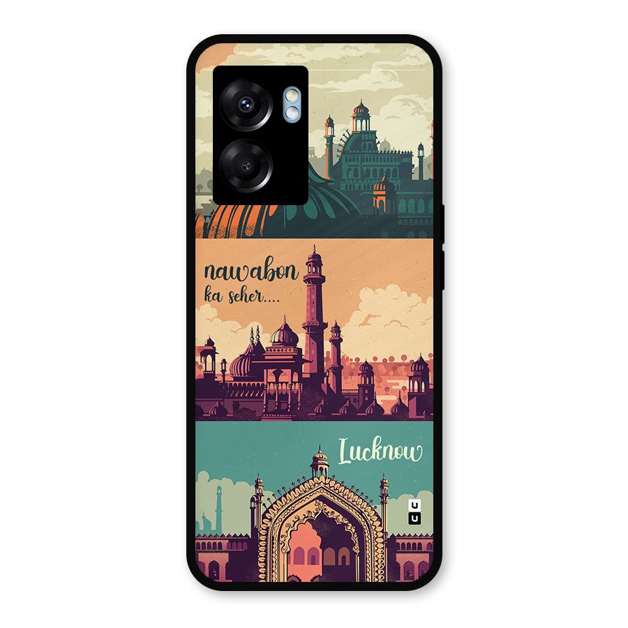 Lucknow City Metal Back Case for Oppo K10 (5G)