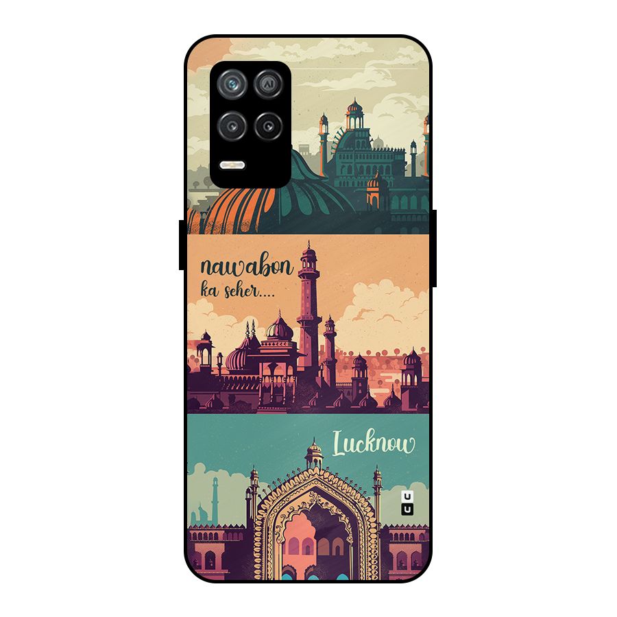 Lucknow City Metal Back Case for Realme 8 5G