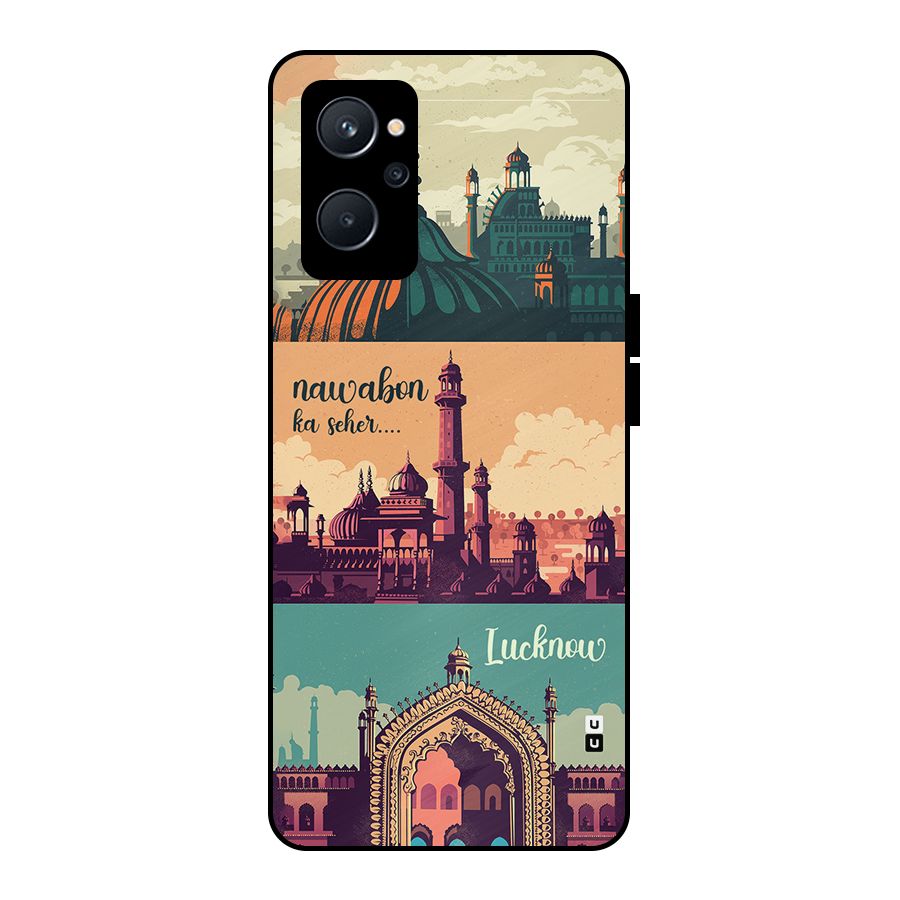 Lucknow City Metal Back Case for Realme 9i 5G