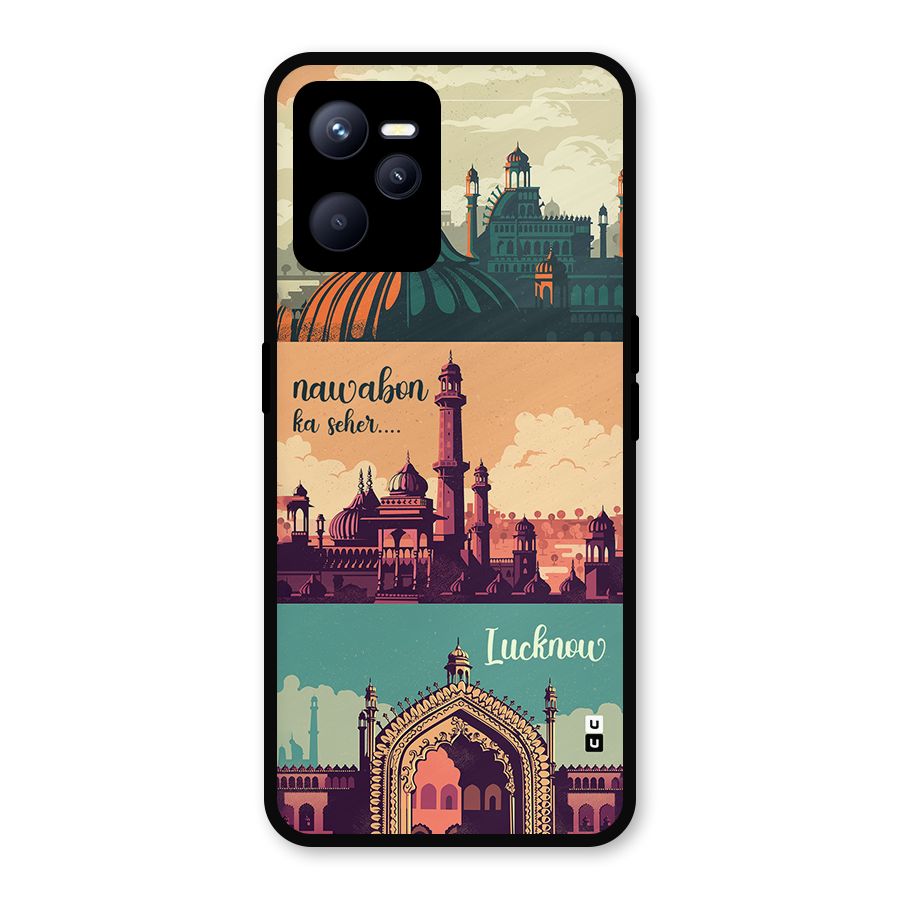 Lucknow City Metal Back Case for Realme C35