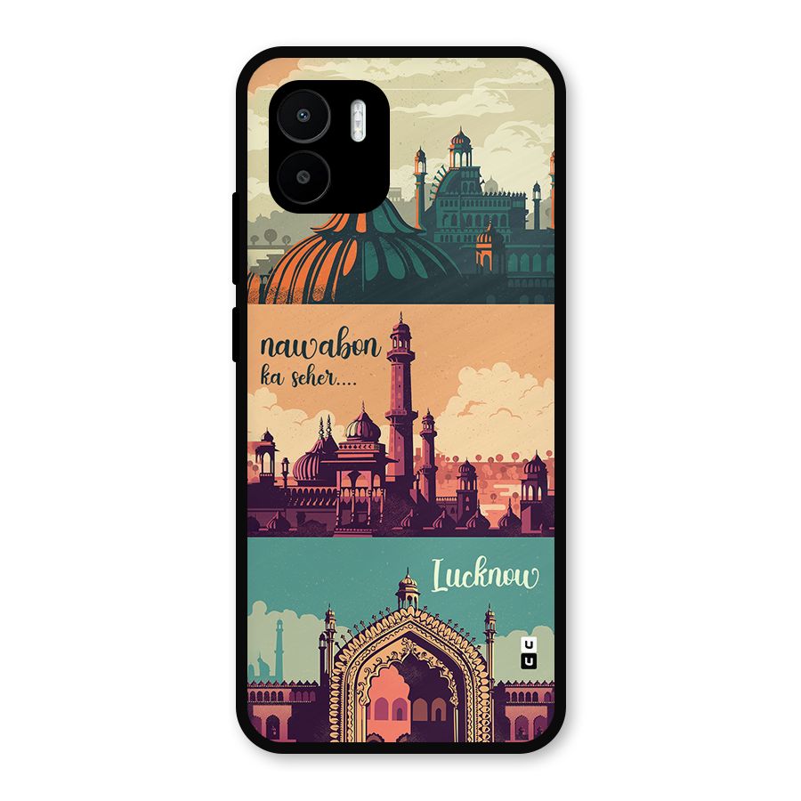 Lucknow City Metal Back Case for Redmi A1