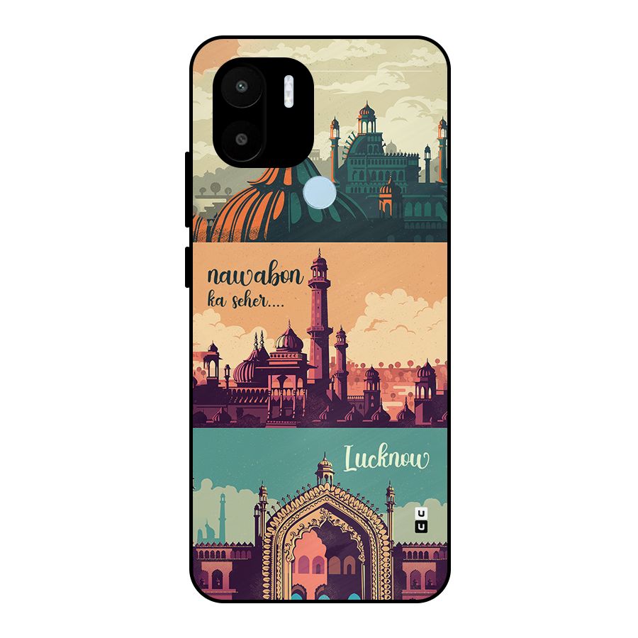 Lucknow City Metal Back Case for Redmi A2 Plus
