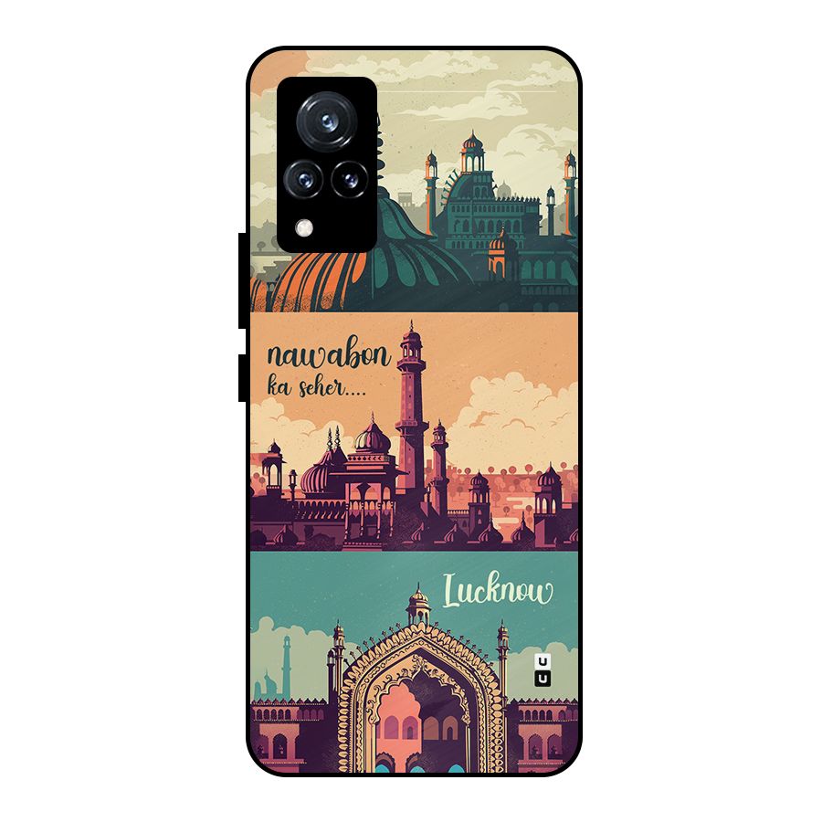 Lucknow City Metal Back Case for Vivo V21 5G