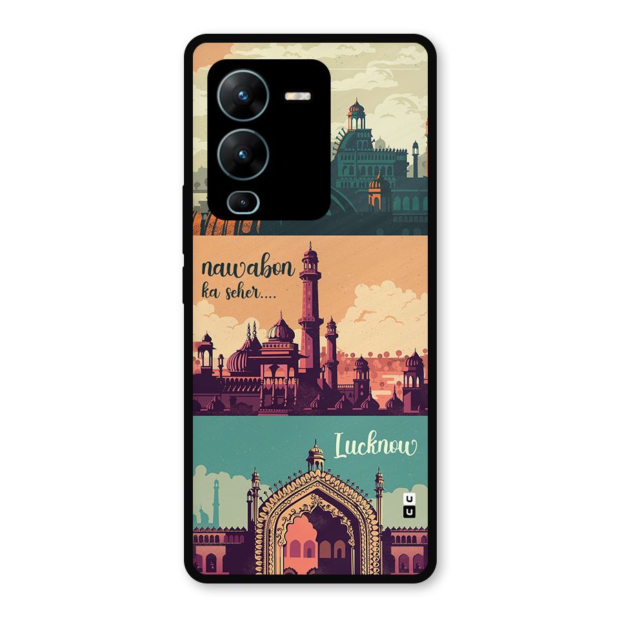 Lucknow City Metal Back Case for Vivo V25 Pro