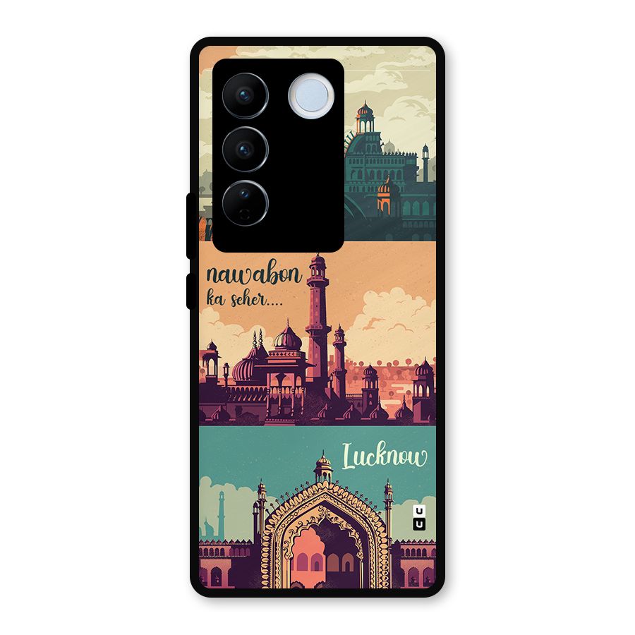 Lucknow City Metal Back Case for Vivo V27 Pro
