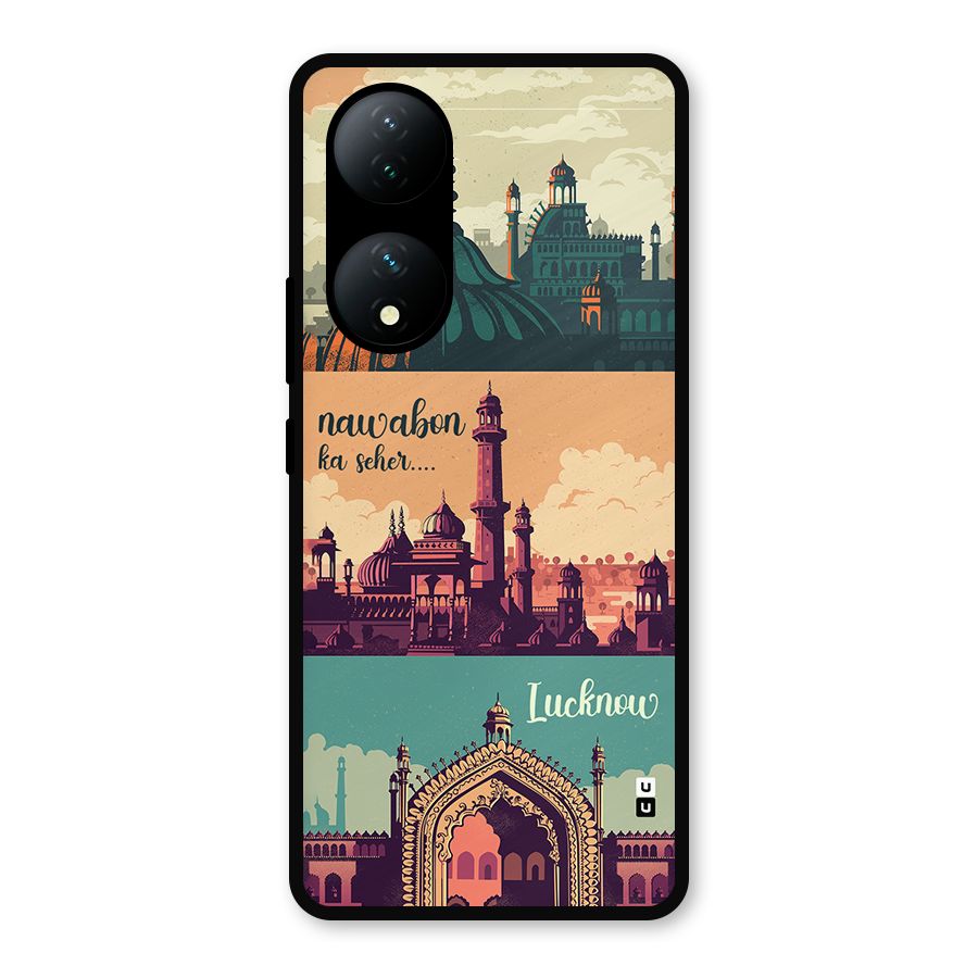 Lucknow City Metal Back Case for Vivo Y100