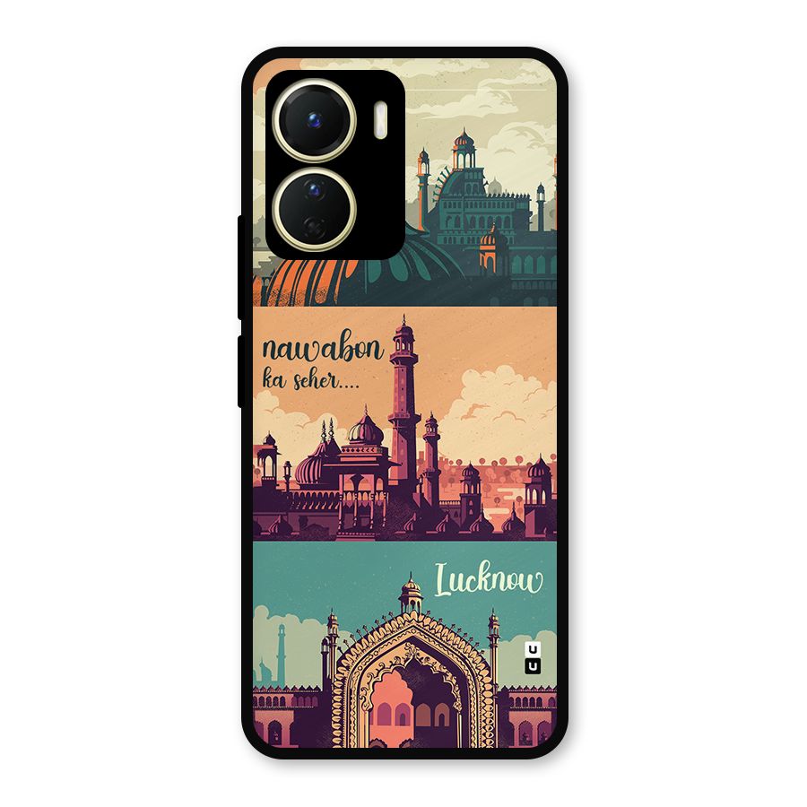 Lucknow City Metal Back Case for Vivo Y16