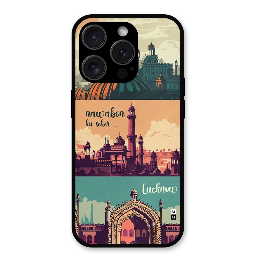 Lucknow City Metal Back Case for iPhone 15 Pro
