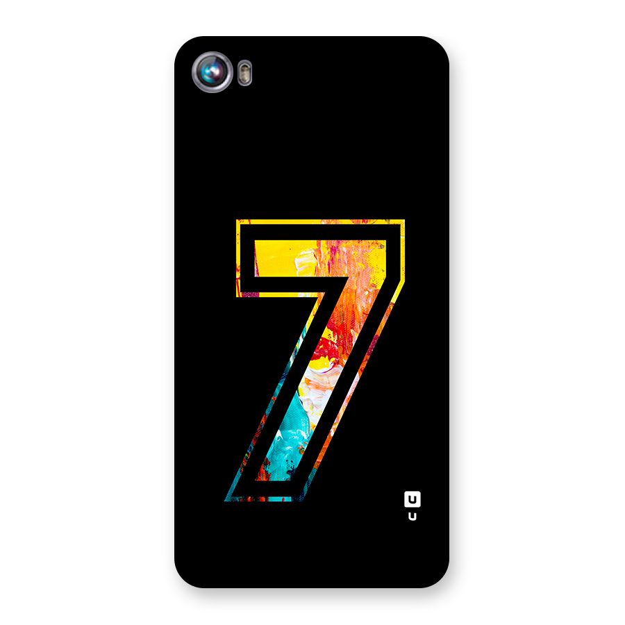 Lucky Number Back Case for Canvas Fire 4 (A107)