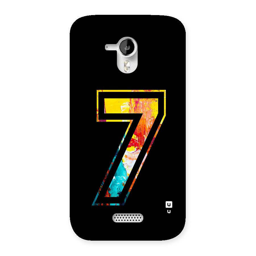 Lucky Number Back Case for Canvas HD A116