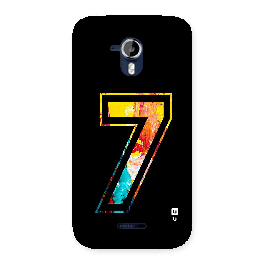 Lucky Number Back Case for Canvas Magnus A117