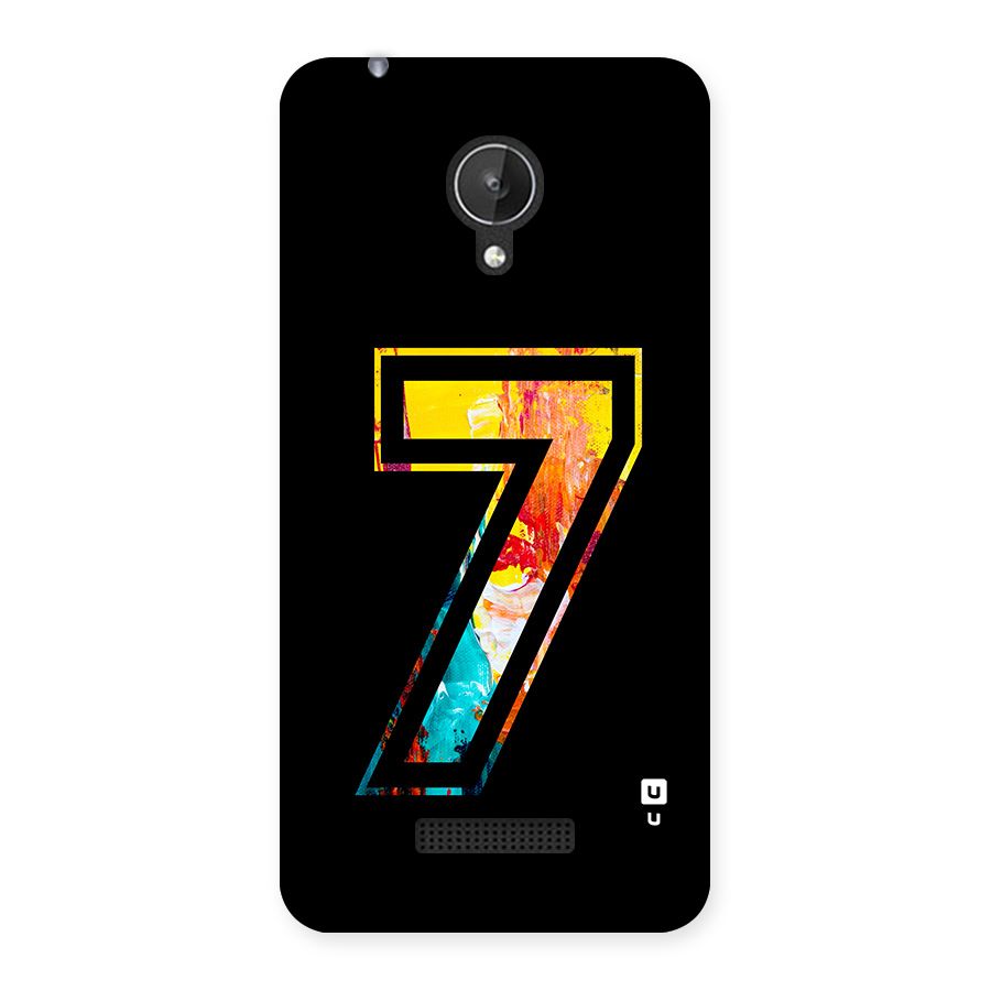 Lucky Number Back Case for Canvas Spark Q380