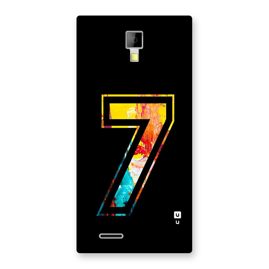 Lucky Number Back Case for Canvas Xpress A99