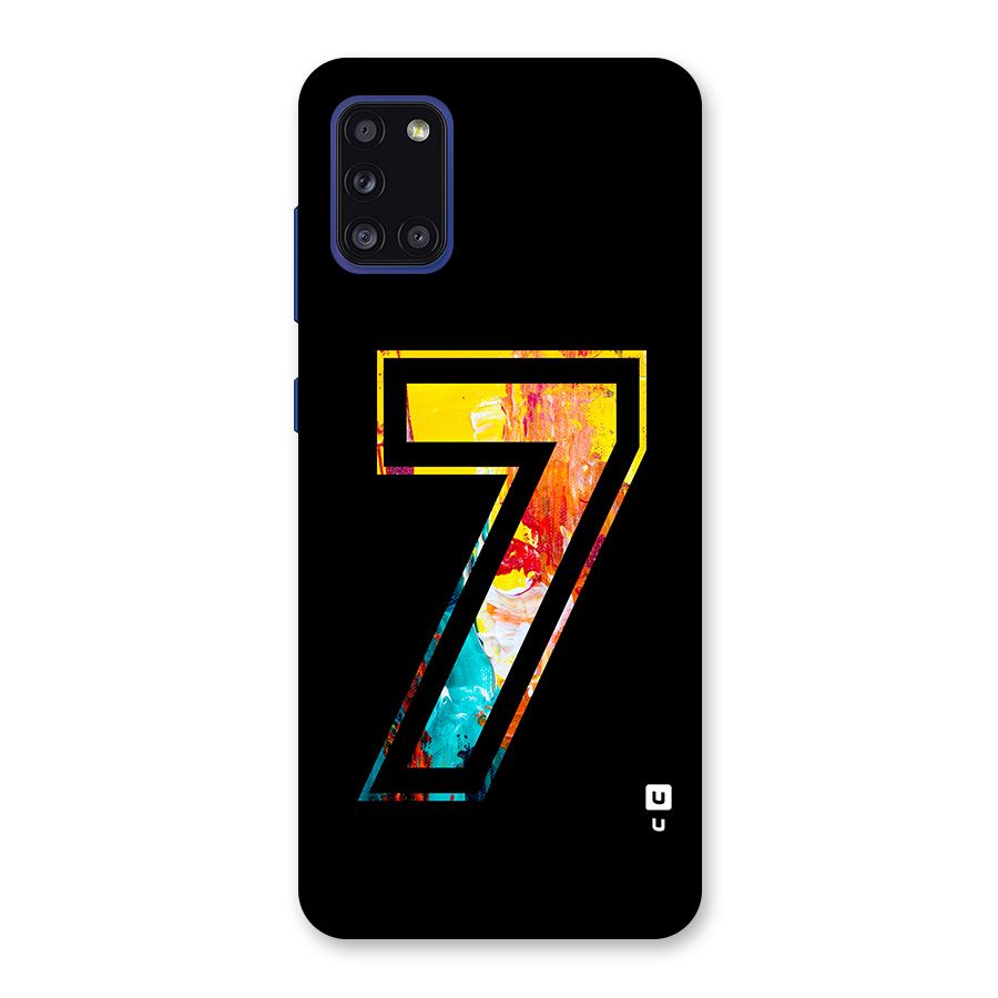 Lucky Number Back Case for Galaxy A31