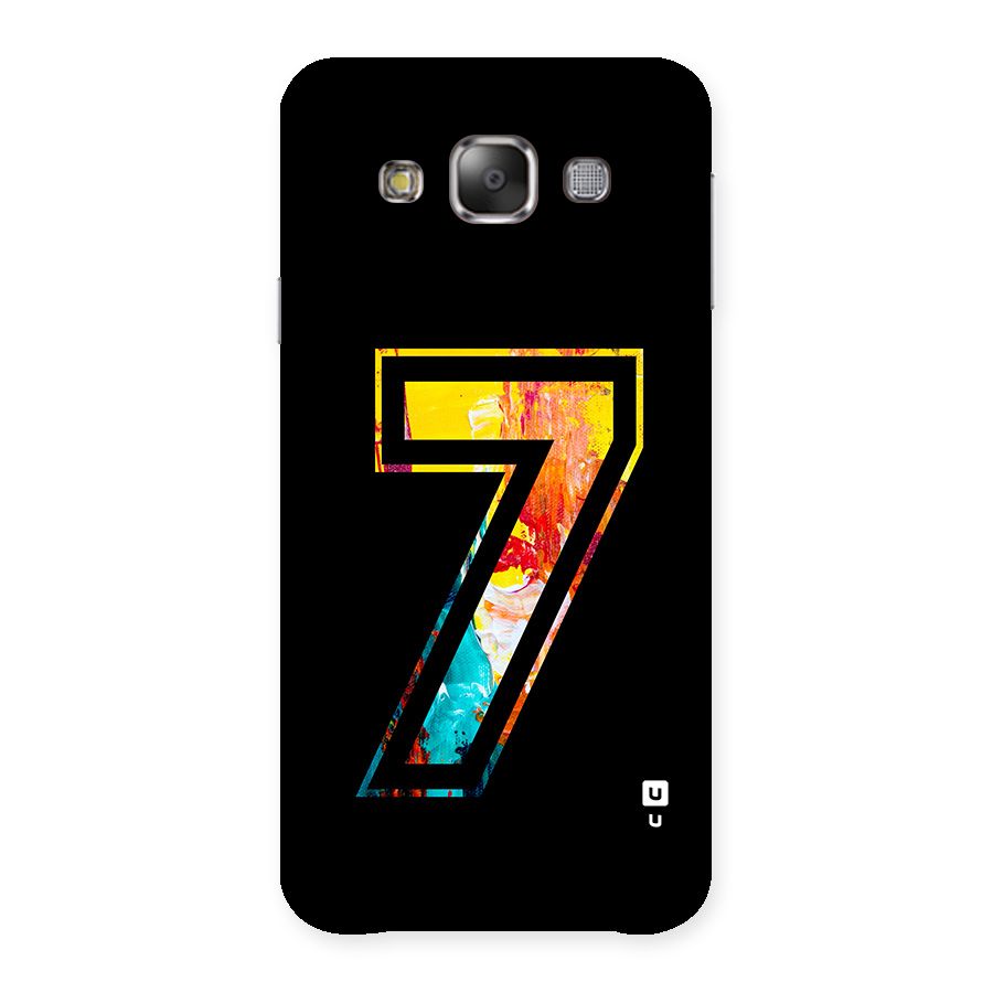 Lucky Number Back Case for Galaxy E7