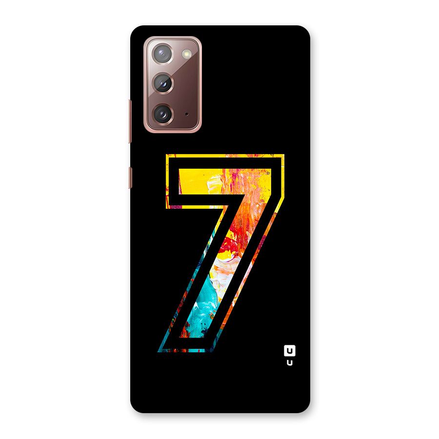 Lucky Number Back Case for Galaxy Note 20