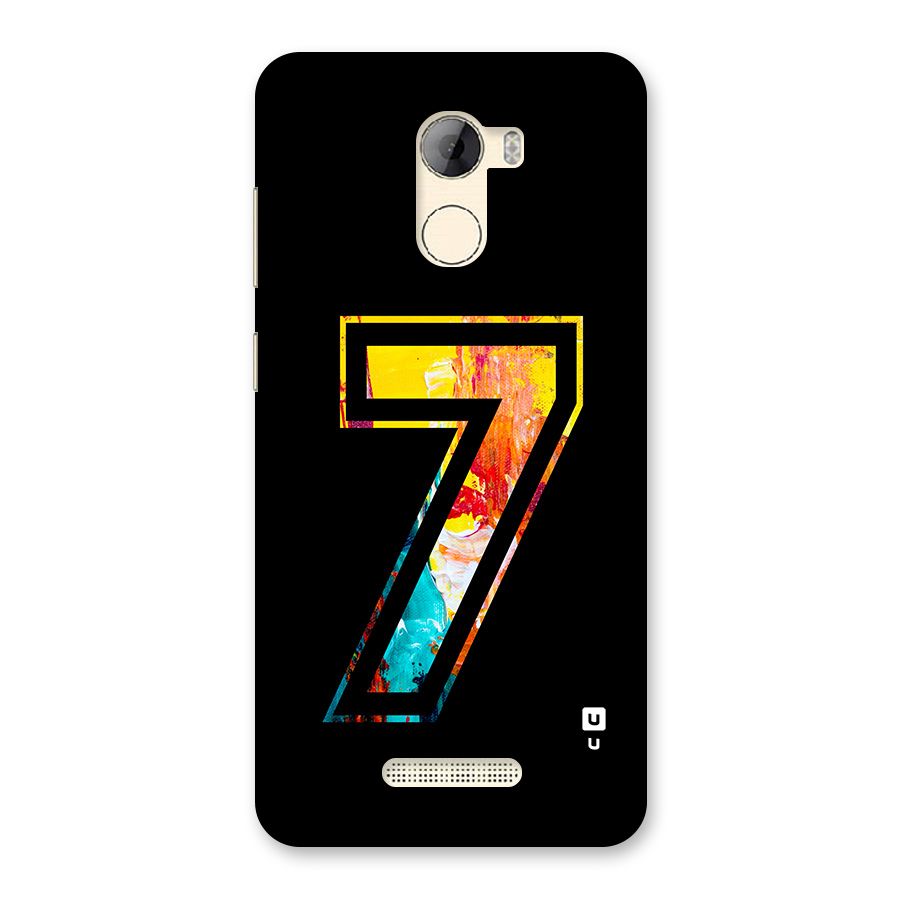 Lucky Number Back Case for Gionee A1 LIte