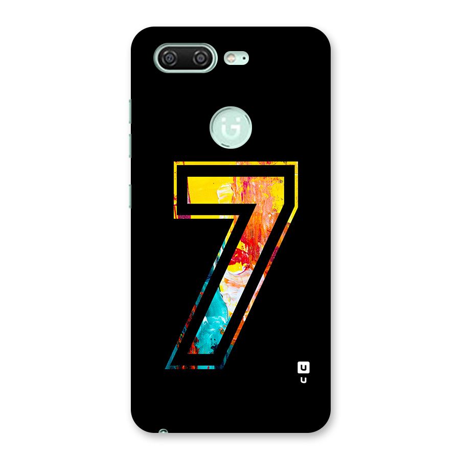 Lucky Number Back Case for Gionee S10