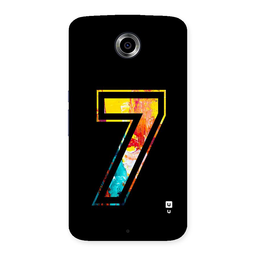 Lucky Number Back Case for Google Nexus 6