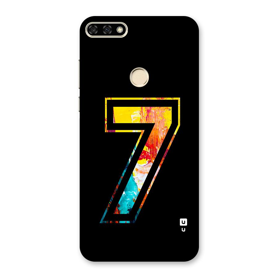 Lucky Number Back Case for Honor 7A