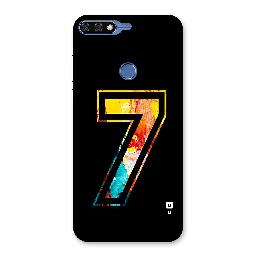 Lucky Number Back Case for Honor 7C