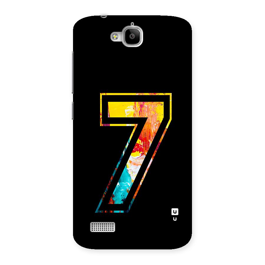 Lucky Number Back Case for Honor Holly
