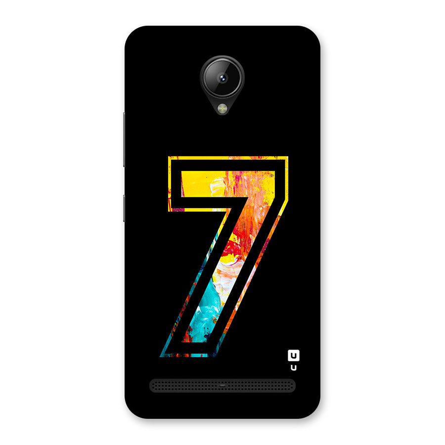 Lucky Number Back Case for Lenovo C2