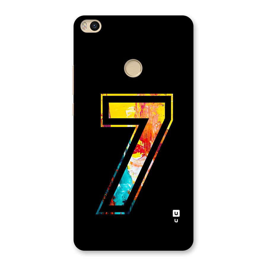 Lucky Number Back Case for Mi Max 2