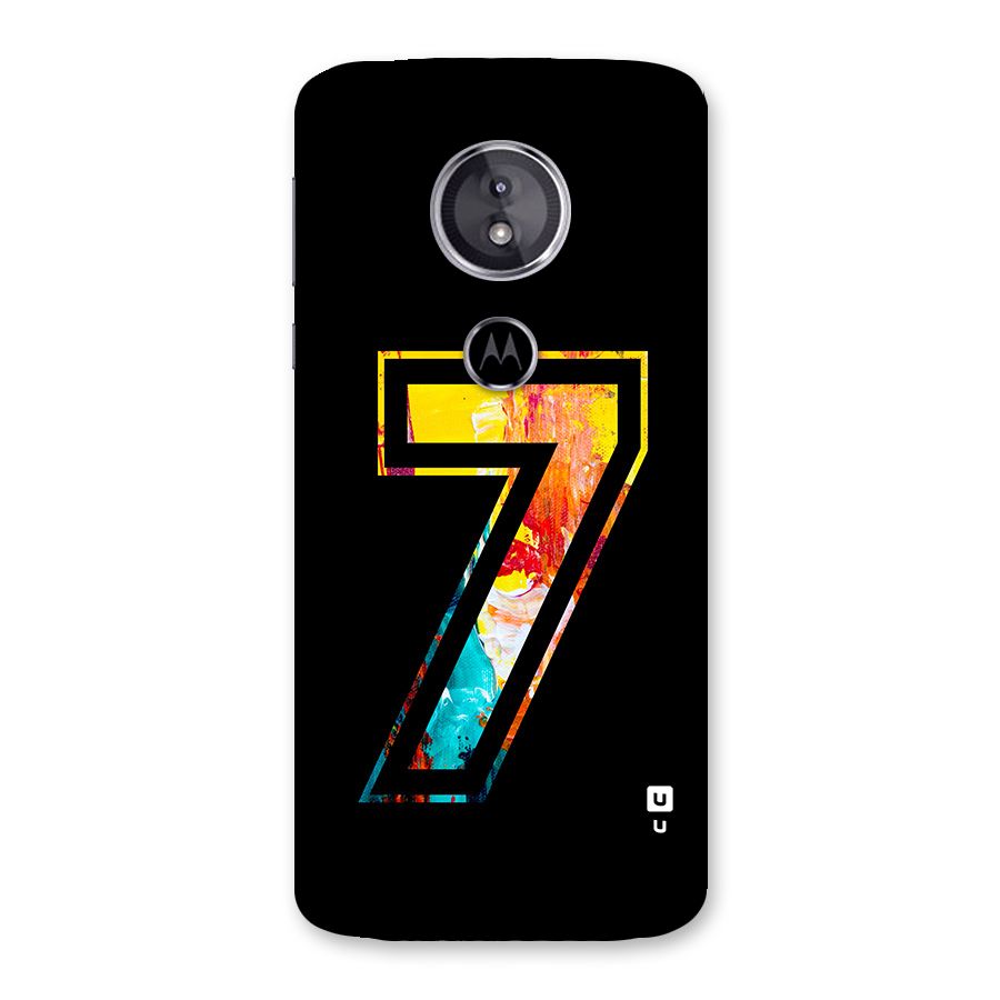 Lucky Number Back Case for Moto E5