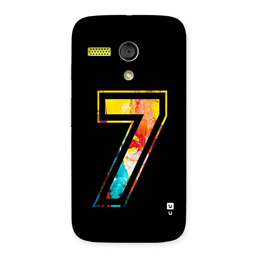 Lucky Number Back Case for Moto G
