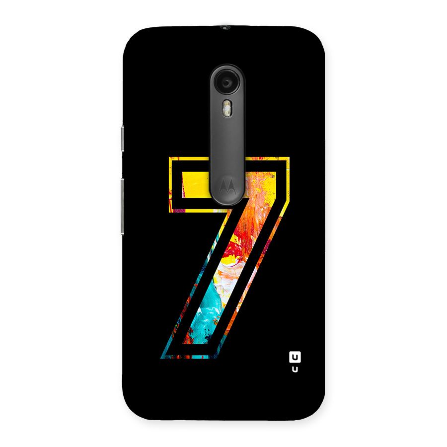 Lucky Number Back Case for Moto G3